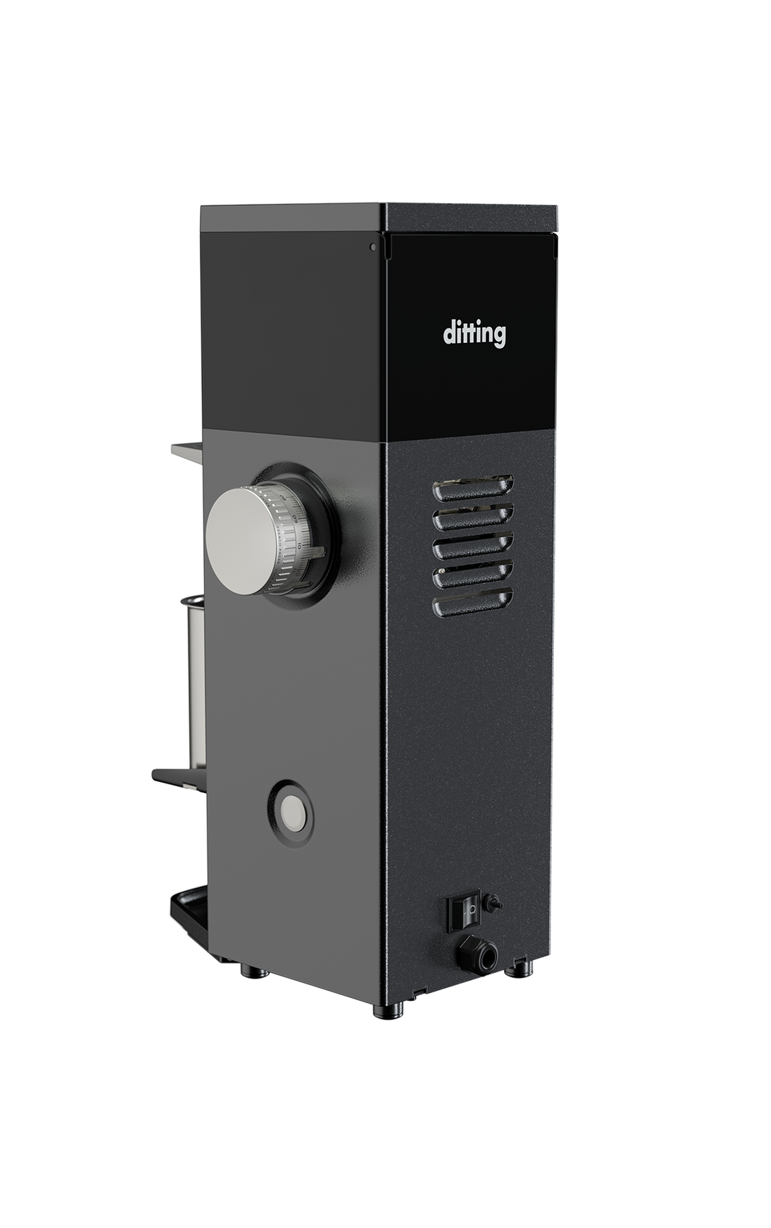 Ditting 807 Lab Sweet Shop Grinder side view in Black