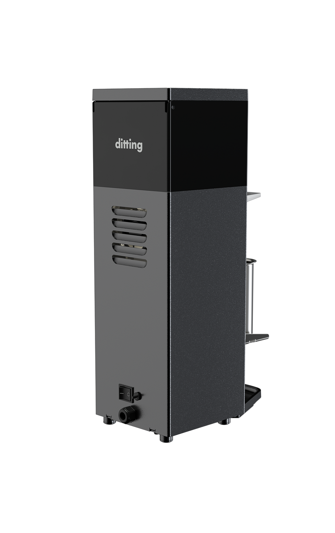 Ditting 807 Lab Sweet Shop Grinder side view in Black