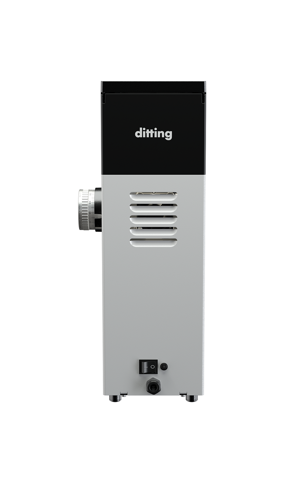 Ditting 807 Lab Sweet Shop Grinder back view in White