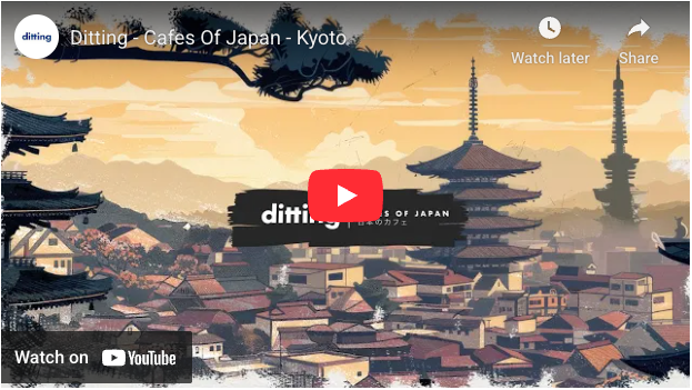 Ditting Cafes of Japan Illustration of Kyoto